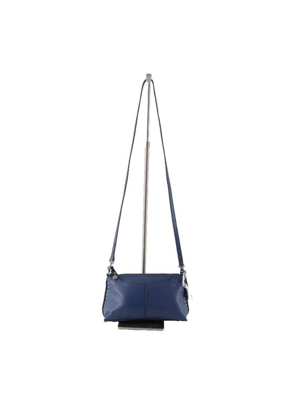 The Sak Purse NEW $129 Silver Lake 10 x 5 x 1 Blue Silver Tone Hardware Leather